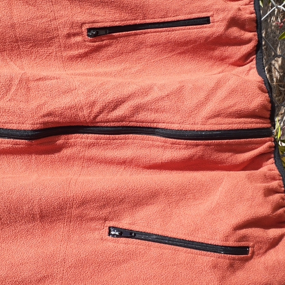 Jansport Soft Orange & Black Vest, Size XL - Picture 7 of 8